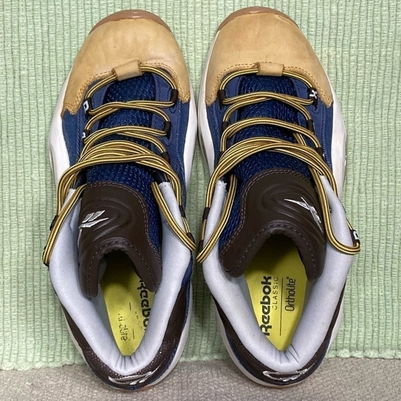 Reebok Mens Allen Iverson Question Mid Dress Code Athletic Sneaker Shoes SZ US 7 - Picture 5 of 11